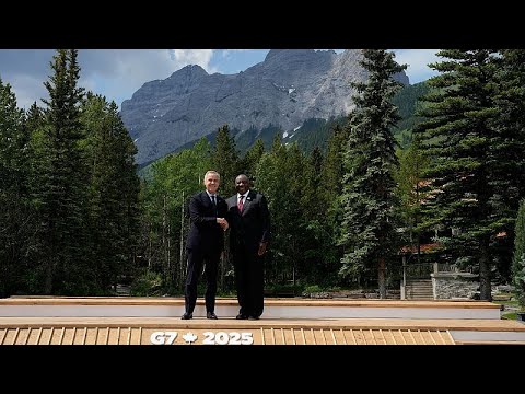 YouTube video thumbnail: Ramaphosa Concludes G7 Summit Visit, No Meeting With Trump
