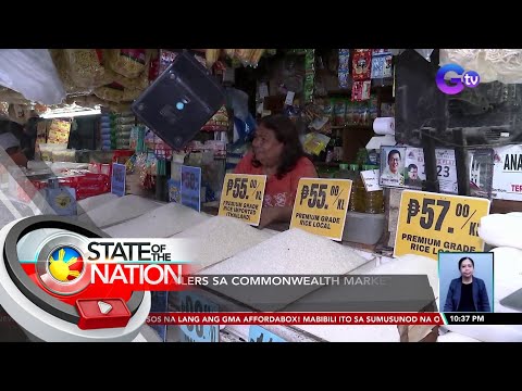 Rice Retailers Sa Commonwealth Market Sa Quezon City Hindi Muna