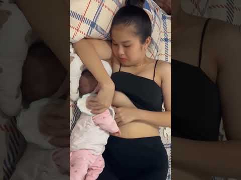breastfeeding baby new 🆕 #breastfeeding #newborncare #cute #cutebaby #baby #trending #shorts