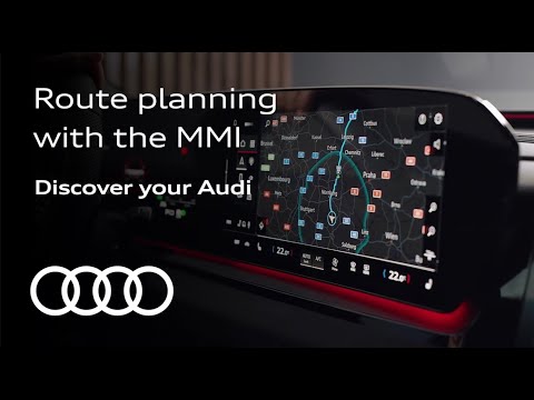 Route planning with the Audi MMI