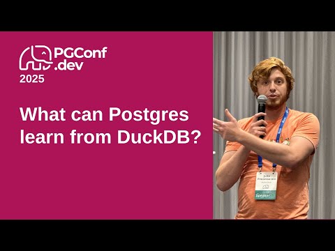 What can Postgres learn from DuckDB?