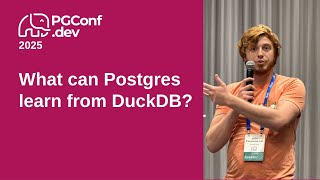 What can Postgres learn from DuckDB?