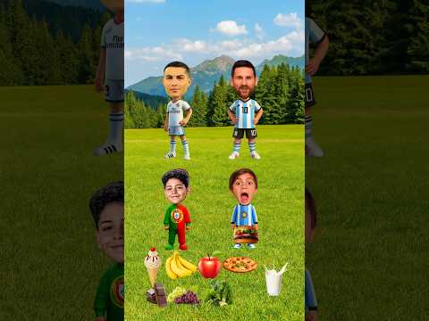 طفل ميسي أصبح سمينًا 😲👶! - رونالدو 🐐، ميسي ❄️