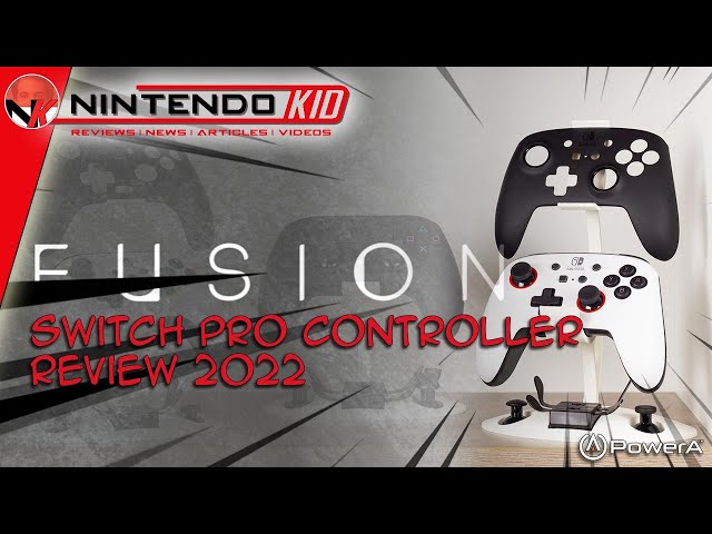 Fusion Pro Nintendo Switch Controller 2022 Review! PowerA's Greatest Controller - My Custom Display!