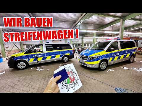 WIR FOLIEREN UNSERE STREIFENWAGEN 🚓🙌🏻 Teil 3 | ItsMarvin