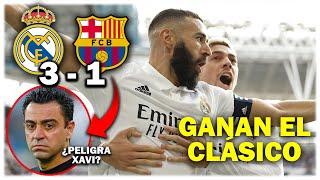 ⚽️ REAL MADRID 3 - 1 BARÇA | LÍDERES y muy superiores | Xavi CUESTIONADO | Resumen - Goles - Semons