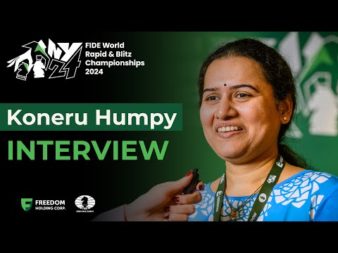 Interview with Koneru Humpy - 2024 FIDE Women's World Rapid Champion