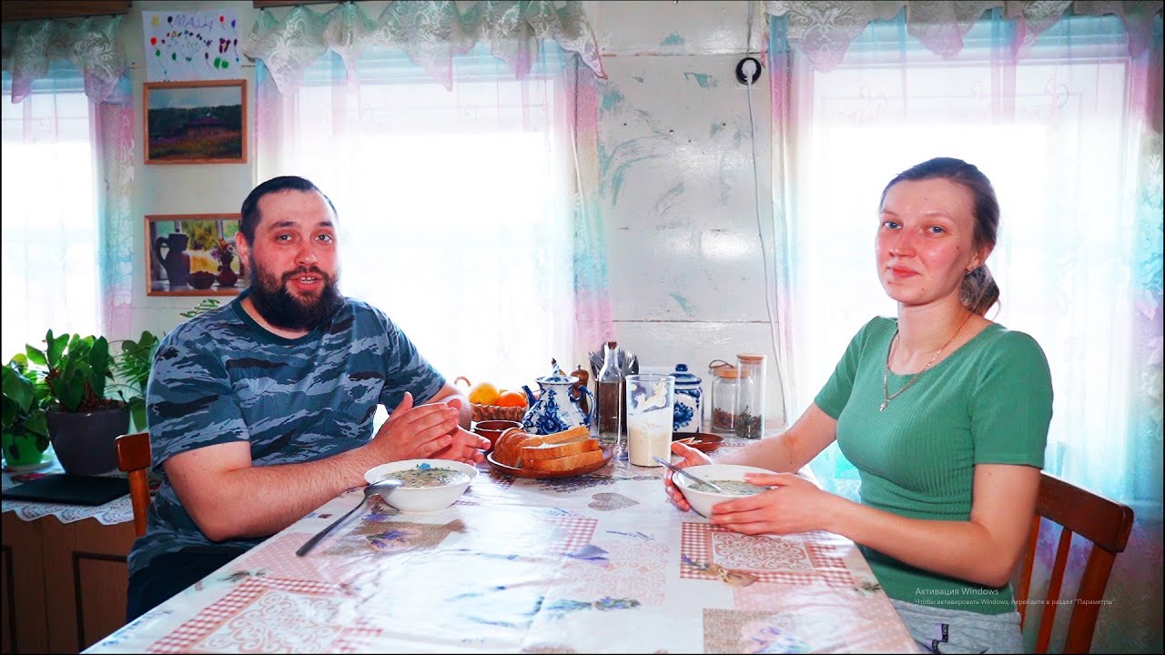 Живем в деревне мечты на слиянии рек - ураган прошелся в огороде - разнообразный корм для скотины