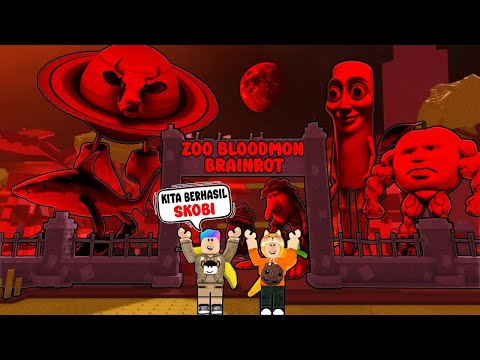 MELOBI DAN SKOBI MEMBUAT KEBUN BINATANG ZOO BRAINROT BLOOODMOON!