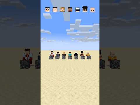 Who Can Break The Harder And Harder Bedrock? #superman #goku #thor #saitama #gojo #herobrine