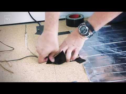 Installing Electric Floor Heating under Carpet, Laminate or Floating Hardwood