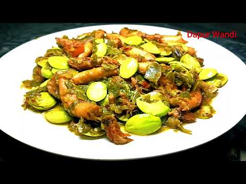 Resep Sambal Cumi Asin Petai Cabe Ijo  Enak