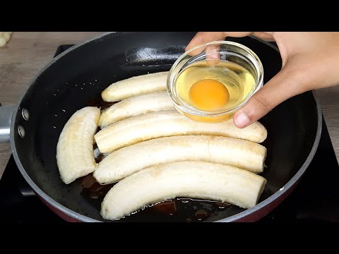 IF YOU HAVE 1 EGG AND BANANAS TRY THIS DESSERT!! YOU WILL BE ADDICTED!! THE FAMOUS DESSERT!!