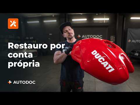 Restauro do depósito de combustível da moto