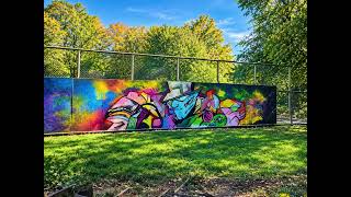 Buntes Graffiti und Jugendkultur am Kinder- und Jugendhaus Vaihingen in Stuttgart! 🎨 #shorts