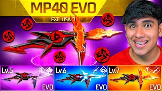 ¡NUEVA MP40 de NARUTO con 3 TRANSFORMACIONES!🔥(Nunca antes visto en Free Fire)
