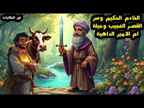 قصة الخادم الحكيم وسر القصر العجيب وحيلة ام الأمير الداهية من القصص الخيالية المشوقة والمسموعة