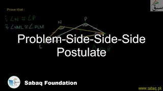 Problem-Side-Side-Side Postulate