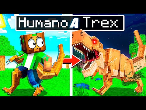 Nos Convertimos en Dinosaurios en Minecraft! 🦖😱