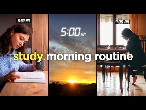 5:00 AM Student Morning Routine🔥| productive habits, time table, study tips to get 95% marks