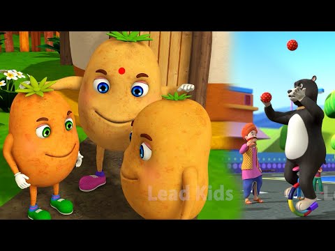 Kalu Madari + Aloo Kachaloo + Hathi Raja | Kids Nursery Rhymes | 3D Animated Videos