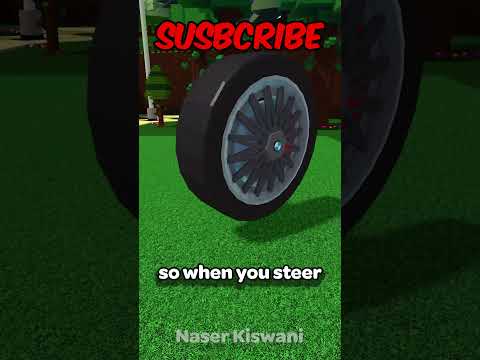 โ๏ธ Why Your Steering Wheel Snaps Back Straight๐ก#automobile #physics #car #roblox #buildaboat