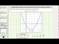 Vertex and Quadratic Functions