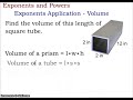 Volume and Geometry Concepts