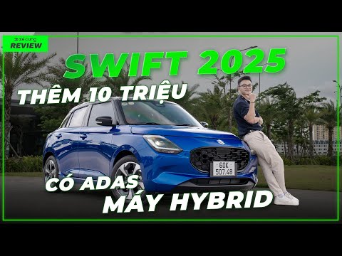 Suzuki Swift 2025 KHÔNG CHỈ ĐẸP: Giờ có Full ADAS, máy mild hybrid, nhập Nhật, giá 569 triệu!
