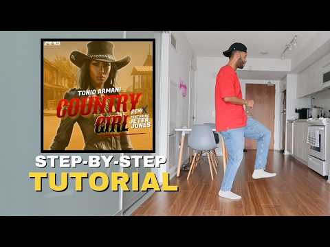 Country Girl (TrailRide) Line Dance Tutorial [ STEP BY STEP ]