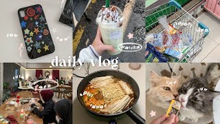 daily vlog🐈⭐️: slow mornings, grocery, unboxing, cafe, point coffe , girls time , late night ramen🍜📓