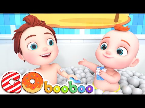 Canción Del Baño | Lavar El Cuerpo Del Hermano | GoBooBoo Canciones Infantiles