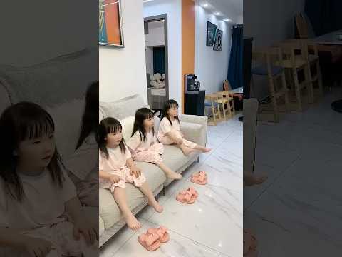 三胞胎爸爸❤的流水线作业又开始啦！爸爸忙晕了，人类幼崽成长记 #家有萌娃 #三胞胎vlog #爸爸帶娃記 #lovelybaby #lovelygirl