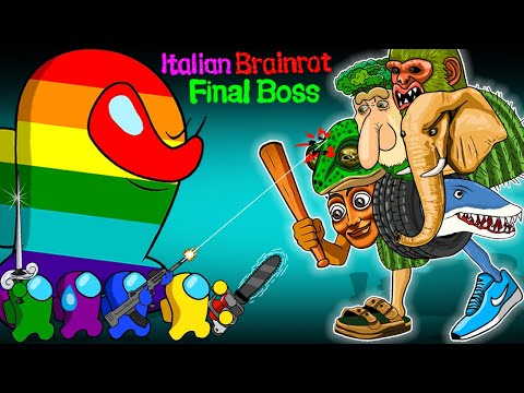 어몽어스Among Us VS Italian Brainrot Transformation | ANIMATION