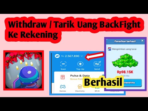 Update Withdraw BackFight Ke Rekening | Tarik Uang BackFight