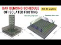 Steel Bar Calculation in Footings