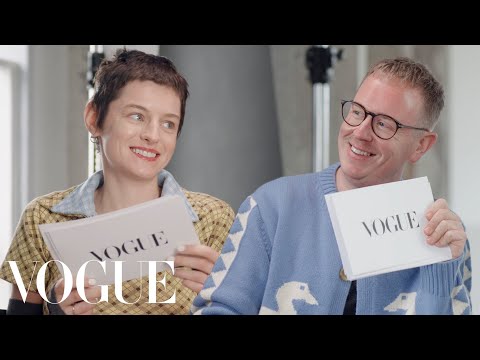 Emma Corrin & Harry Lambert Answer Rapid-Fire Questions | Off the Cuff | Vogue