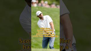 Why does Scottie Scheffler have to carry a 2021 yardage book at the Tour Championship