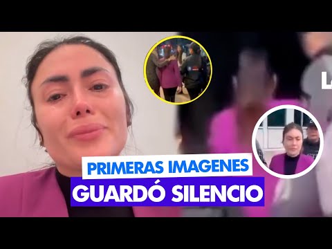 VIDEO: Aparecen las primeras imagenes de Epa Colombia esposada, Guardó silencio ante las preguntas.