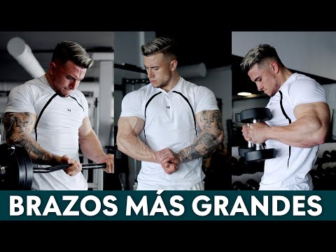 6 Ejercicios EXPLOSIVOS Para Bíceps y Tríceps En El Gym!