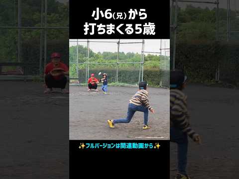 小6の兄から打ちまくる5歳