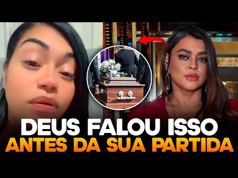 Antes da Morte da Cantora Preta Gil Deus Falou isso Com ela!