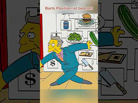Barts Position ist bedroht#foryou #simpsons #shorts #movie