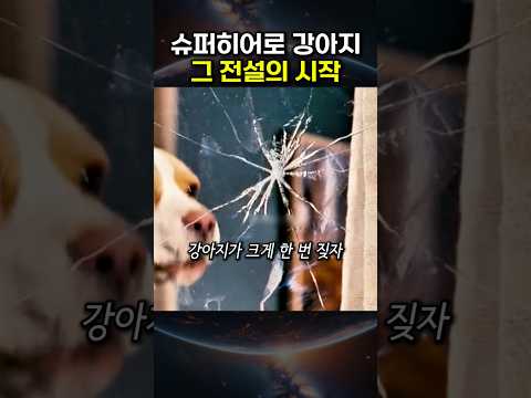 슈퍼히어로 강아지가 자기 힘을 알아채면 생기는 일