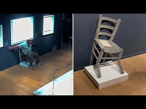 YouTube video thumbnail: Italian Museum Reports Couple to Police for Damaging Precious 'Van Gogh Chair'