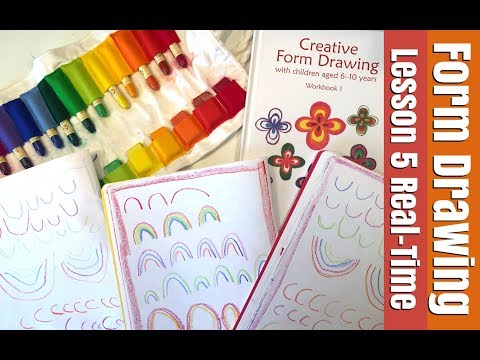 FORM DRAWING LESSON 5 | REAL TIME LESSON | WALDORF...