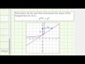 Differentiation and Tangent Line Concepts