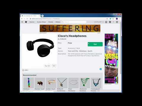 Promo Code For Headphones On Roblox 07 2021 - roblox headset free