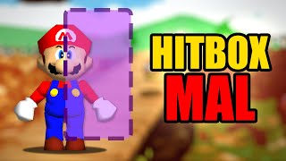 Las hitboxes de Mario 64 están ROTAS