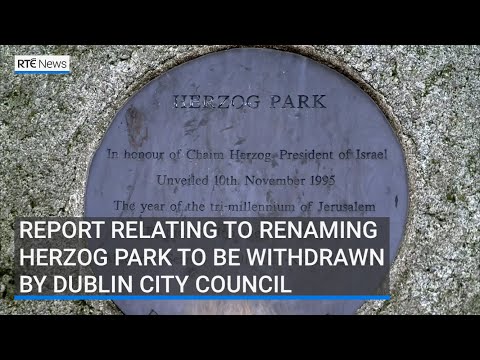YouTube video thumbnail: Report Relating to Renaming Herzog Park to Be Withdrawn by Dublin City Council